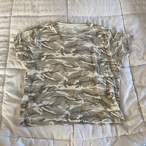 Camo short sleeved t-shirt